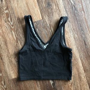 Beyond Yoga Back Me Up Cropped Tank